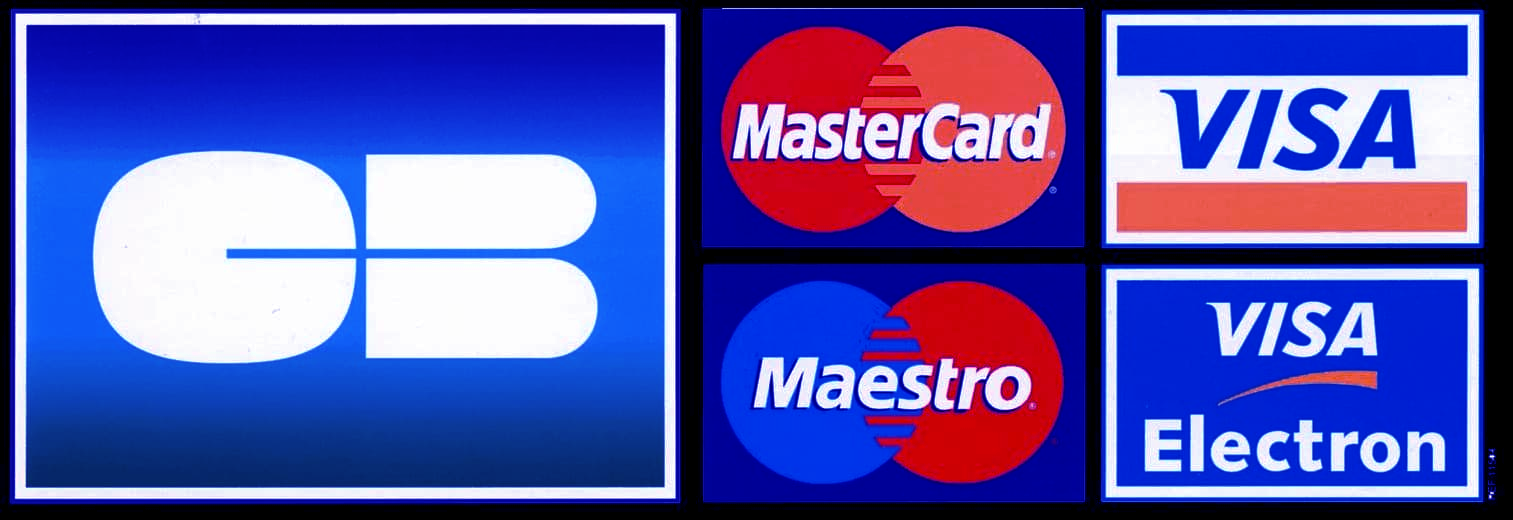 Cartes de paiement acceptées à bord
